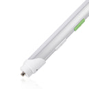 T8 8ft LED Tube/Bulb - 48w/40w/36w/32w Wattage Adjustable, 130lm/w, 3000k/4000k/5000k/6500k CCT Changeable, Frosted, FA8 Single Pin, Double End Power - Ballast Bypass Load image into Gallery viewer, T8 8ft LED Tube/Bulb - 48w/40w/36w/32w Wattage Adjustable, 130lm/w, 3000k/4000k/5000k/6500k CCT Changeable, Frosted, FA8 Single Pin, Double End Power - Ballast Bypass