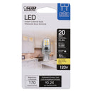 LED Light Bulb For Under cabinet , 20W, T4, G8 Base, 12V, 170 Lumens, Dimmable, 3000K Load image into Gallery viewer, LED Light Bulb For Under cabinet , 20W, T4, G8 Base, 12V, 170 Lumens, Dimmable, 3000K
