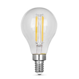A15 LED Light Bulbs, A-shape, Candelabra Base Filament, Dimmable, Crystal Decorative Bulb, Clear, 2 Pack A15 LED Light Bulbs, A-shape, Candelabra Base Filament, Dimmable, Crystal Decorative Bulb, Clear, 2 Pack