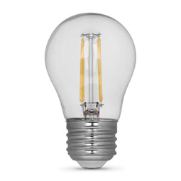 A15 LED Light Bulbs, E26, Filament, Dimmable, Crystal Clear, Decorative, Medium Base, 2 Pack A15 LED Light Bulbs, E26, Filament, Dimmable, Crystal Clear, Decorative, Medium Base, 2 Pack