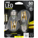 A15 LED Light Bulbs, E26, Filament, Dimmable, Crystal Clear, Decorative, Medium Base, 2 Pack Load image into Gallery viewer, A15 LED Light Bulbs, E26, Filament, Dimmable, Crystal Clear, Decorative, Medium Base, 2 Pack