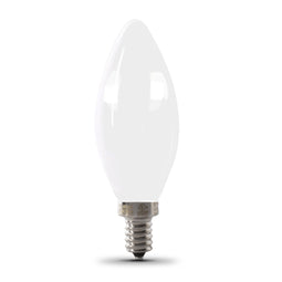 LED Light Bulbs Deco Chandelier, E12, Candelabra Base, Torpedo Tip, Filament,  Dimmable, Frost, 300 Lumens, 2Packs LED Light Bulbs Deco Chandelier, E12, Candelabra Base, Torpedo Tip, Filament,  Dimmable, Frost, 300 Lumens, 2Packs