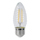 LED Light Bulb, 60Watt, F15 , E26, Glass Filament, Post Lantern Bulb, 500 Lumens Load image into Gallery viewer, LED Light Bulb, 60Watt, F15 , E26, Glass Filament, Post Lantern Bulb, 500 Lumens