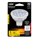 MR11 LED Light Bulbs, 20W, GU4, Dimmable, 200lm, 3000K, Track Lighting Bulb, 12V Load image into Gallery viewer, MR11 LED Light Bulbs, 20W, GU4, Dimmable, 200lm, 3000K, Track Lighting Bulb, 12V