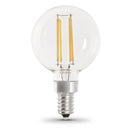 G25 Globe LED Light Bulbs, E26, Candelabra, Filament, Dimmable, Clear, Decorative Bulb, White, G161/2, 2 Pack Load image into Gallery viewer, G25 Globe LED Light Bulbs, E26, Candelabra, Filament, Dimmable, Clear, Decorative Bulb, White, G161/2, 2 Pack