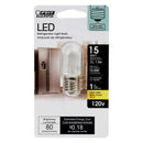 T7 LED Light Bulb, 15W, E17 Base, Intermediate, 3000K, 80 Lumens, Refrigerator and Indicator bulb Load image into Gallery viewer, T7 LED Light Bulb, 15W, E17 Base, Intermediate, 3000K, 80 Lumens, Refrigerator and Indicator bulb