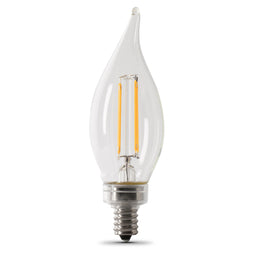 LED Light Bulbs, Candelabra Base, E12, Dimmable, Decorative Chandelier Bulb, Filament Clear Glass, 6 Pack LED Light Bulbs, Candelabra Base, E12, Dimmable, Decorative Chandelier Bulb, Filament Clear Glass, 6 Pack