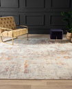 Calabria Sky/Vintage Earth 5 ft. 3 in. x 7 ft. 6 in. Area Rugs Load image into Gallery viewer, Calabria Sky/Vintage Earth 5 ft. 3 in. x 7 ft. 6 in. Area Rugs