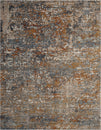 Camilla Blues/Rust Tones Multi-Colored 7 ft. 9 in. x 10 ft. Area Rug Load image into Gallery viewer, Camilla Blues/Rust Tones Multi-Colored 7 ft. 9 in. x 10 ft. Area Rug