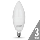 LED Light Bulbs, 4.5 Watts, E12, Torpedo Tip Shape, 300 Lumens, 3000K Non-Dimmable Load image into Gallery viewer, LED Light Bulbs, 4.5 Watts, E12, Torpedo Tip Shape, 300 Lumens, 3000K Non-Dimmable