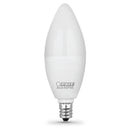 LED Light Bulbs, 4.5 Watts, E12, Torpedo Tip Shape, 300 Lumens, 3000K Non-Dimmable Load image into Gallery viewer, LED Light Bulbs, 4.5 Watts, E12, Torpedo Tip Shape, 300 Lumens, 3000K Non-Dimmable