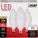 LED Light Bulbs, 4.5 Watts, E12, Torpedo Tip Shape, 300 Lumens, 3000K Non-Dimmable Load image into Gallery viewer, LED Light Bulbs, 4.5 Watts, E12, Torpedo Tip Shape, 300 Lumens, 3000K Non-Dimmable