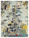 Colorwrks Blues/Yellow/Multi 6 ft. x 9 ft. Area Rugs Load image into Gallery viewer, Colorwrks Blues/Yellow/Multi 6 ft. x 9 ft. Area Rugs
