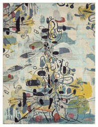 Colorwrks Blues/Yellow/Multi 6 ft. x 9 ft. Area Rugs Colorwrks Blues/Yellow/Multi 6 ft. x 9 ft. Area Rugs