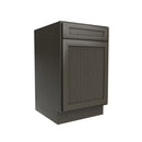 Elegant Smoky Grey - Single Door Base Cabinet | 21"W x 34.5"H x 24"D Load image into Gallery viewer, Elegant Smoky Grey - Single Door Base Cabinet | 21"W x 34.5"H x 24"D