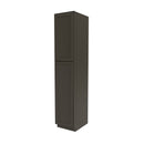 Elegant Smoky Grey - Utility Cabinet | 18"W x 90"H x 24"D Load image into Gallery viewer, Elegant Smoky Grey - Utility Cabinet | 18"W x 90"H x 24"D
