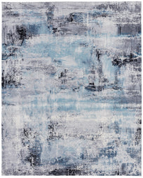 Denali Azure/Grey Tones 5 ft. 6 in. x 8 ft. 6 in. Area Rug Denali Azure/Grey Tones 5 ft. 6 in. x 8 ft. 6 in. Area Rug