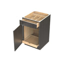 Elegant Smoky Grey - Single Door Base Cabinet | 21"W x 34.5"H x 24"D Load image into Gallery viewer, Elegant Smoky Grey - Single Door Base Cabinet | 21"W x 34.5"H x 24"D