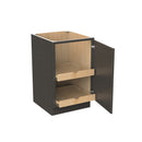 Elegant Smoky Grey - Single Door Base Cabinet | 21"W x 34.5"H x 24"D Load image into Gallery viewer, Elegant Smoky Grey - Single Door Base Cabinet | 21"W x 34.5"H x 24"D