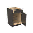 Elegant Smoky Grey - Single Door Base Cabinet | 21"W x 34.5"H x 24"D Load image into Gallery viewer, Elegant Smoky Grey - Single Door Base Cabinet | 21"W x 34.5"H x 24"D