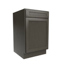 Elegant Smoky Grey - Single Door Base Cabinet | 21"W x 34.5"H x 24"D Load image into Gallery viewer, Elegant Smoky Grey - Single Door Base Cabinet | 21"W x 34.5"H x 24"D