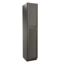 Elegant Smoky Grey - Utility Cabinet | 18"W x 90"H x 24"D Load image into Gallery viewer, Elegant Smoky Grey - Utility Cabinet | 18"W x 90"H x 24"D