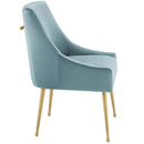 Upholstered Velvet Discern Pleated Dining Room Chair - Accent Chair For Living Room Load image into Gallery viewer, Upholstered Velvet Discern Pleated Dining Room Chair - Accent Chair For Living Room