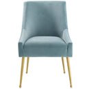 Upholstered Velvet Discern Pleated Dining Room Chair - Accent Chair For Living Room Load image into Gallery viewer, Upholstered Velvet Discern Pleated Dining Room Chair - Accent Chair For Living Room