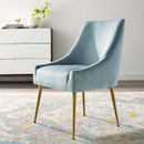 Upholstered Velvet Discern Pleated Dining Room Chair - Accent Chair For Living Room Load image into Gallery viewer, Upholstered Velvet Discern Pleated Dining Room Chair - Accent Chair For Living Room