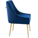 Upholstered Velvet Discern Pleated Dining Room Chair - Accent Chair For Living Room Load image into Gallery viewer, Upholstered Velvet Discern Pleated Dining Room Chair - Accent Chair For Living Room