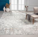 Ethos Pearl Grey 7 ft. 6 in. x 9 ft. 6 in. Area Rug Load image into Gallery viewer, Ethos Pearl Grey 7 ft. 6 in. x 9 ft. 6 in. Area Rug