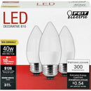 LED Light Bulbs, 4.5 Watts, E12, Torpedo Tip Shape, 300 Lumens, 3000K Non-Dimmable Load image into Gallery viewer, LED Light Bulbs, 4.5 Watts, E12, Torpedo Tip Shape, 300 Lumens, 3000K Non-Dimmable