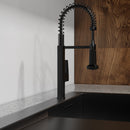 Pull Down Kitchen Faucet with Semi Pro Single Handle in Polished Chrome Load image into Gallery viewer, Pull Down Kitchen Faucet with Semi Pro Single Handle in Polished Chrome