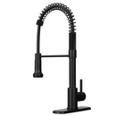 Single Handle Pull-down Sprayer Kitchen Faucet With Dual Mode Switch in Stainless Steel Load image into Gallery viewer, Single Handle Pull-down Sprayer Kitchen Faucet With Dual Mode Switch in Stainless Steel