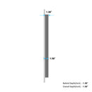 24 in. X 36 in. LED Lighted Bathroom Vanity Mirror, Adjustable Color Temperature & Remembrance, Touch Button, Anti-Fog Makeup Mirror, Inner Window Style Load image into Gallery viewer, 24 in. X 36 in. LED Lighted Bathroom Vanity Mirror, Adjustable Color Temperature & Remembrance, Touch Button, Anti-Fog Makeup Mirror, Inner Window Style