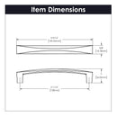 Cabinet Pull 5-1/16 Inch (128mm) Center to Center - Hickory Hardware Load image into Gallery viewer, Cabinet Pull 5-1/16 Inch (128mm) Center to Center - Hickory Hardware