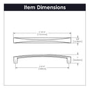 Cabinet Pull 6-5/16 Inch (160mm) Center to Center - Hickory Hardware Load image into Gallery viewer, Cabinet Pull 6-5/16 Inch (160mm) Center to Center - Hickory Hardware