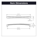 Cabinet Pull 8-13/16 Inch (224mm) Center to Center Load image into Gallery viewer, Cabinet Pull 8-13/16 Inch (224mm) Center to Center