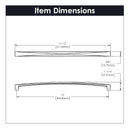 Cabinet Pull 12 Inch Center to Center - Hickory Hardware Load image into Gallery viewer, Cabinet Pull 12 Inch Center to Center - Hickory Hardware