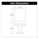 Knob 1-7/16 Inch X 1-1/4 Inch - Forge Collection Load image into Gallery viewer, Knob 1-7/16 Inch X 1-1/4 Inch - Forge Collection