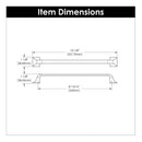 Cabinet Pull 8-13/16 Inch (224mm) Center to Center - Hickory Hardware Load image into Gallery viewer, Cabinet Pull 8-13/16 Inch (224mm) Center to Center - Hickory Hardware