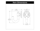 Hook 1-1/8 Inch Center to Center - Hickory Hardware Load image into Gallery viewer, Hook 1-1/8 Inch Center to Center - Hickory Hardware