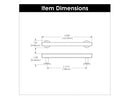 Cabinet Handles 5-1/16 Inch (128mm) Center to Center - Hickory Hardware Load image into Gallery viewer, Cabinet Handles 5-1/16 Inch (128mm) Center to Center - Hickory Hardware