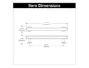 Cabinet Handles 6-5/16 Inch (160mm) Center to Center - Hickory Hardware Load image into Gallery viewer, Cabinet Handles 6-5/16 Inch (160mm) Center to Center - Hickory Hardware