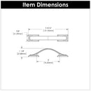 Pull 3 Inch Center to Center - Hickory Hardware Load image into Gallery viewer, Pull 3 Inch Center to Center - Hickory Hardware