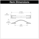 Cabinet Pulls 3-3/4 Inch (96mm) Center to Center - Hickory Hardware Load image into Gallery viewer, Cabinet Pulls 3-3/4 Inch (96mm) Center to Center - Hickory Hardware