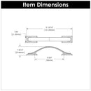 Cabinet Pulls 3-3/4 Inch (96mm) Center to Center - Hickory Hardware Load image into Gallery viewer, Cabinet Pulls 3-3/4 Inch (96mm) Center to Center - Hickory Hardware