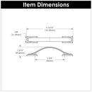 Cabinet Pulls 3-3/4 Inch (96mm) Center to Center - Hickory Hardware Load image into Gallery viewer, Cabinet Pulls 3-3/4 Inch (96mm) Center to Center - Hickory Hardware