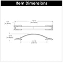 Cabinet Pulls 5-1/16 Inch (128mm) Center to Center - Hickory Hardware Load image into Gallery viewer, Cabinet Pulls 5-1/16 Inch (128mm) Center to Center - Hickory Hardware
