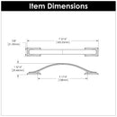 Cabinet Pulls 5-1/16 Inch (128mm) Center to Center - Hickory Hardware Load image into Gallery viewer, Cabinet Pulls 5-1/16 Inch (128mm) Center to Center - Hickory Hardware